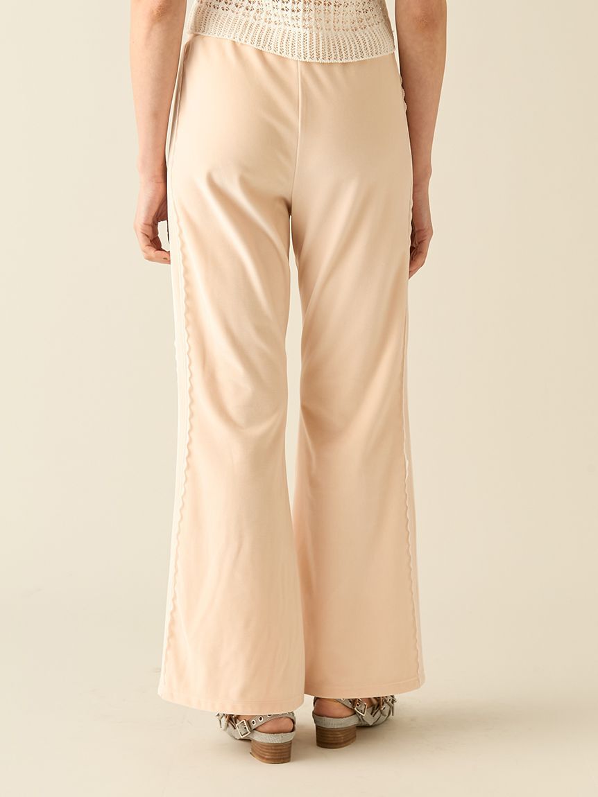 FURFUR「サイドレースベロアトラックパンツ」|チノ|