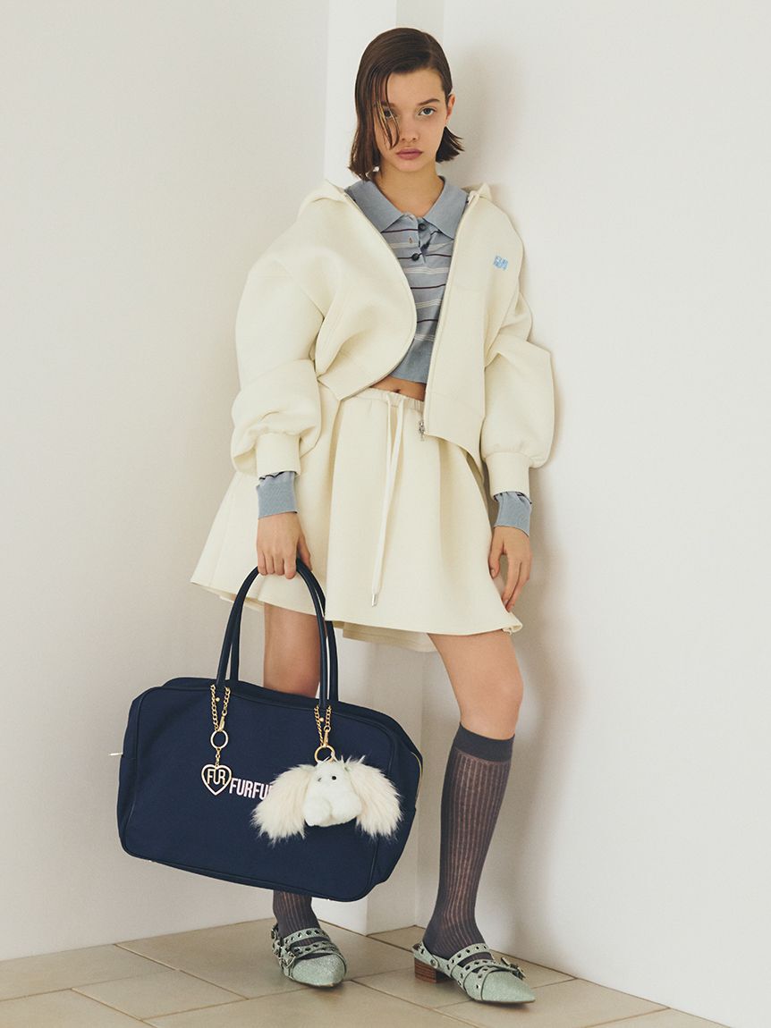 FURFUR「シャツレイヤードポロニット」|ニット・セーター|