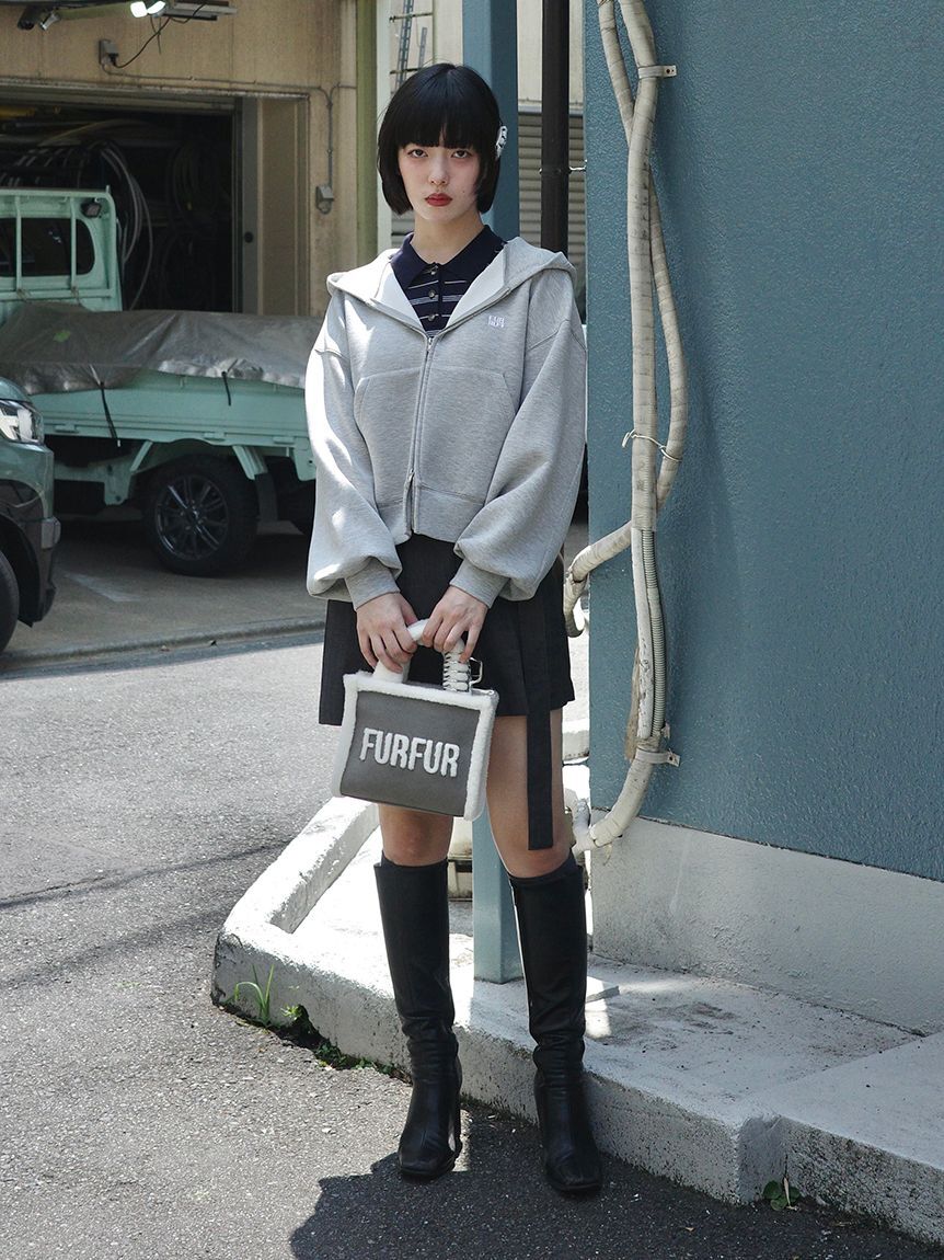 FURFUR「シャツレイヤードポロニット」|ニット・セーター|