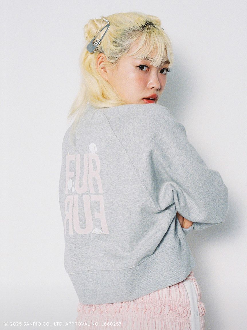 FURFUR「こぎみゅんプリントスウェット」|スウェット・ジャージ|GRY