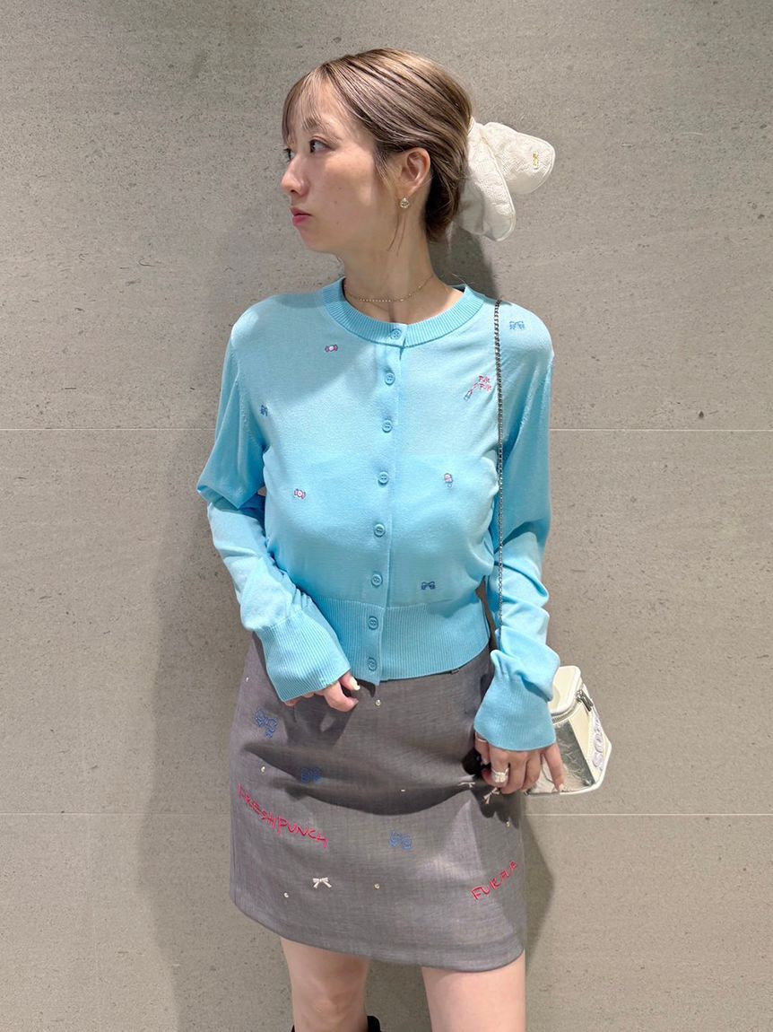 FURFUR「FRESH PUNCH 刺繍スカート」|スカート|