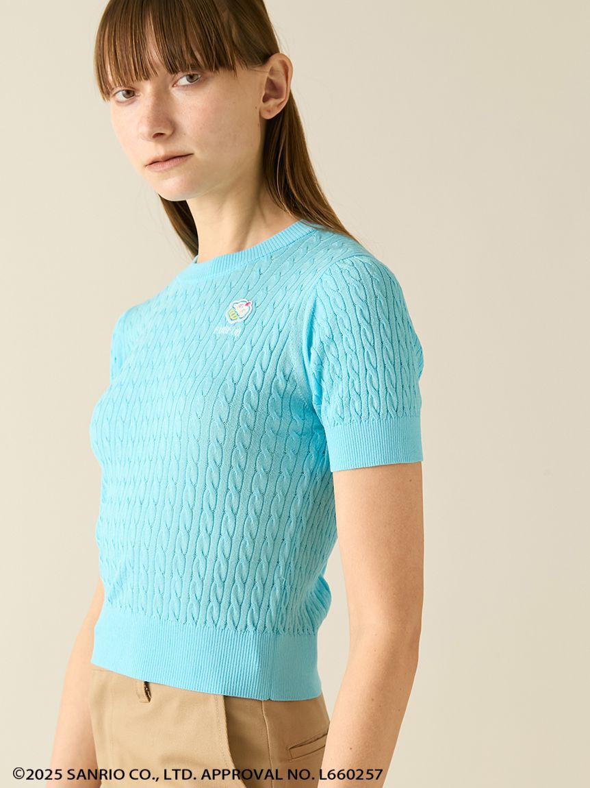 FURFUR「FRESH PUNCH ハーフスリーブニット」|ニット・セーター|