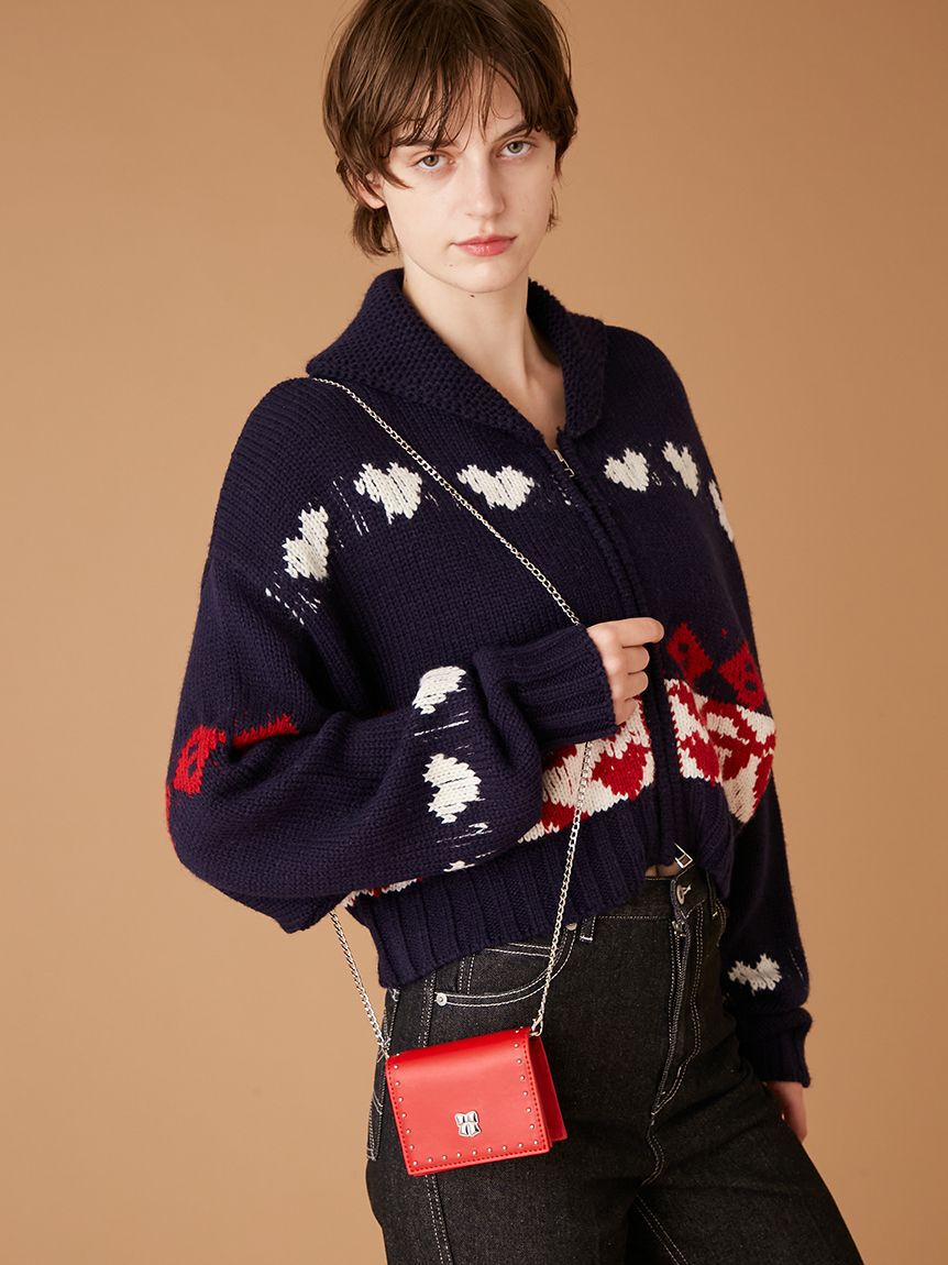 FURFUR「リボンカウチンニットカーディガン」|カーディガン|