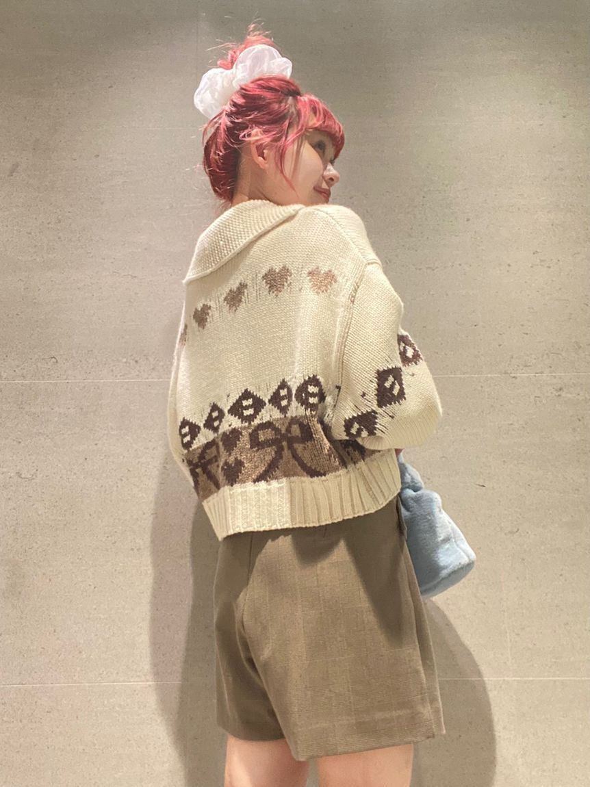 FURFUR「リボンカウチンニットカーディガン」|カーディガン|