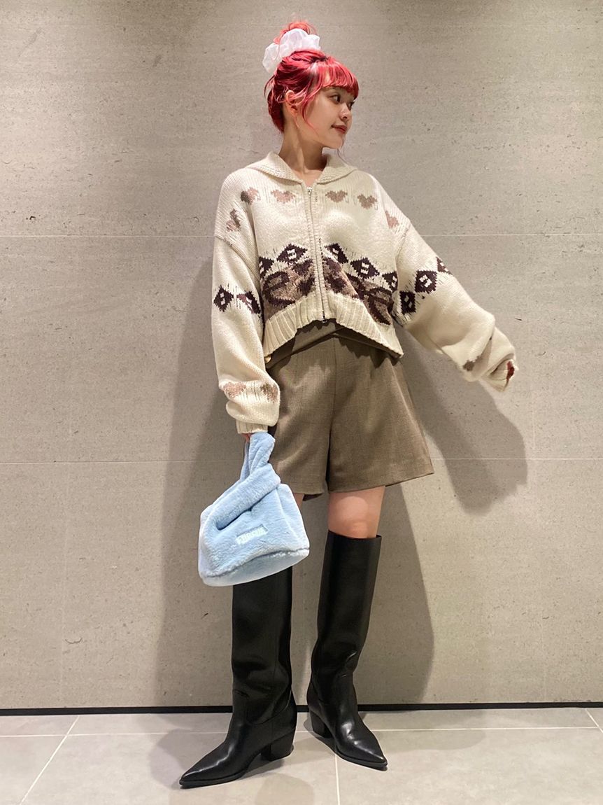 FURFUR「リボンカウチンニットカーディガン」|カーディガン|