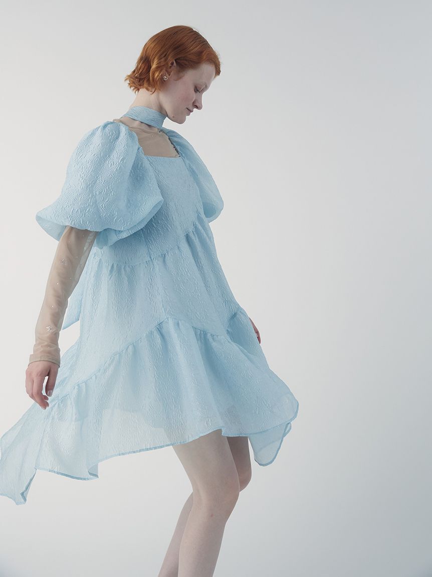 FURFUR「ジャガードAラインワンピース」|ワンピース|