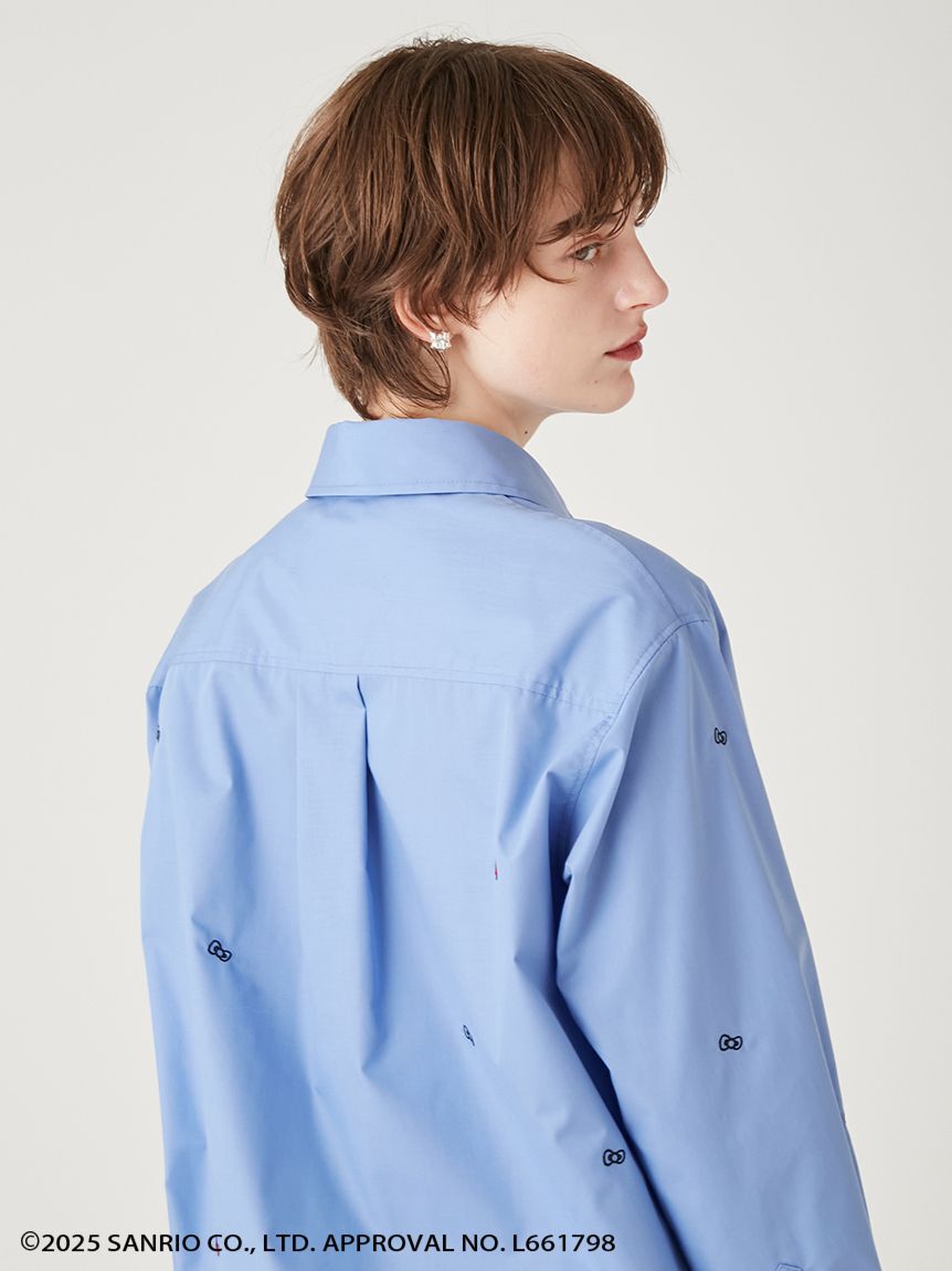 FURFUR「HELLO KITTYリボン刺繍シャツ」|シャツ・ブラウス|