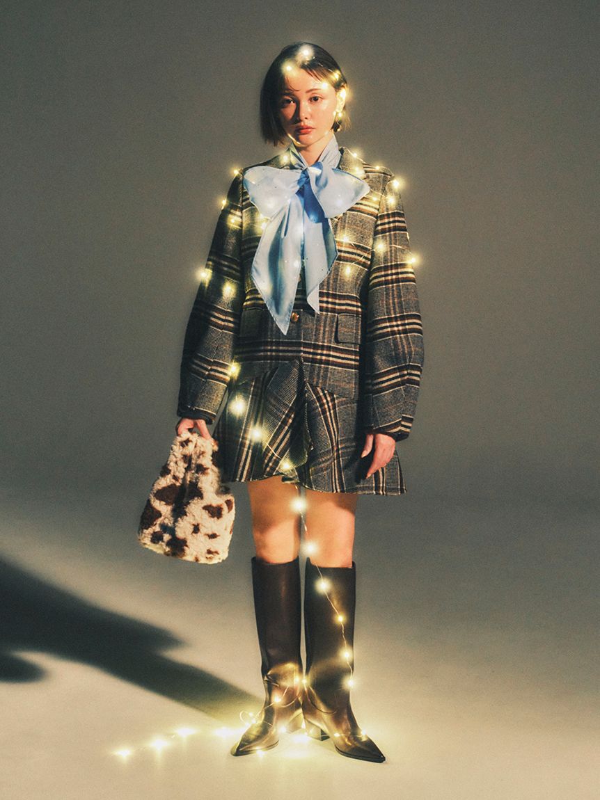 FURFUR「ツイードフレアスカート」|スカート|