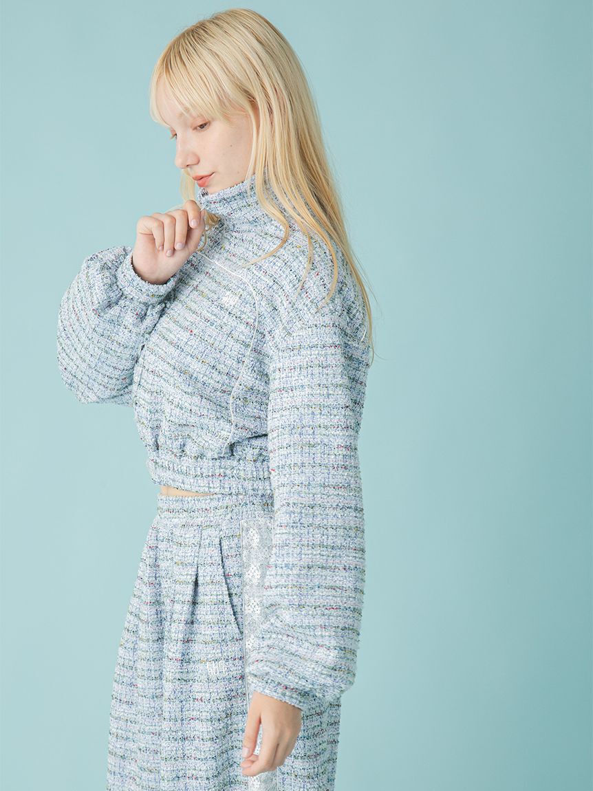 FURFUR「ツイーディトラックブルゾン」|ブルゾン・スタジャン|