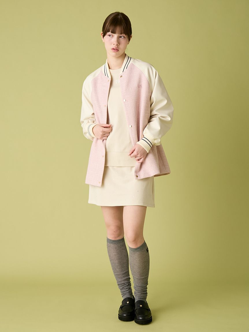 FURFUR「2WAYツイードスタジャン」|ブルゾン・スタジャン|