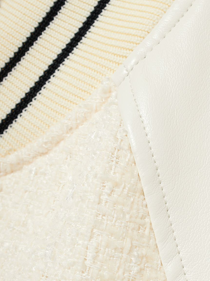 FURFUR「2WAYツイードスタジャン」|ブルゾン・スタジャン|