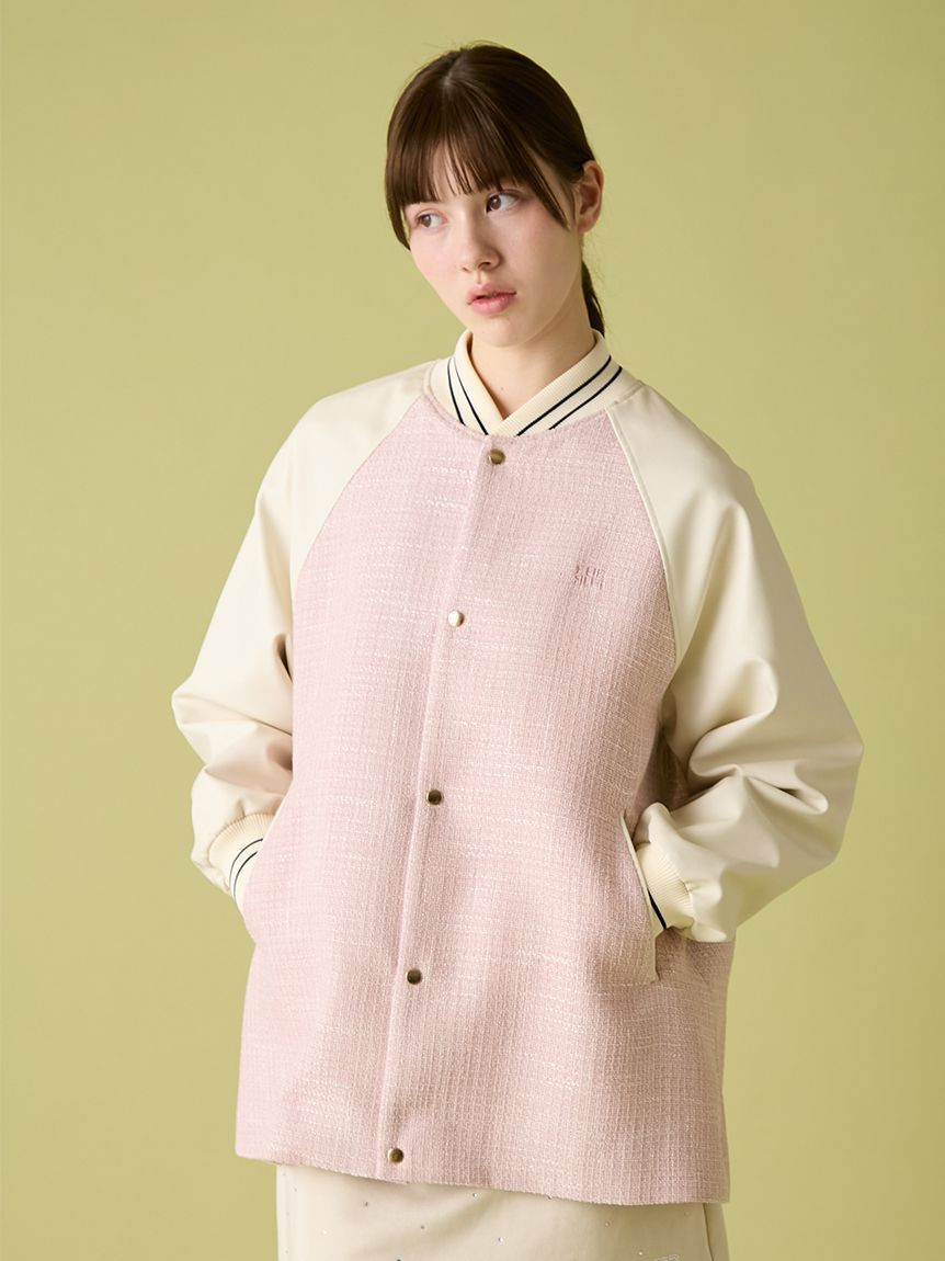 FURFUR「2WAYツイードスタジャン」|ブルゾン・スタジャン|