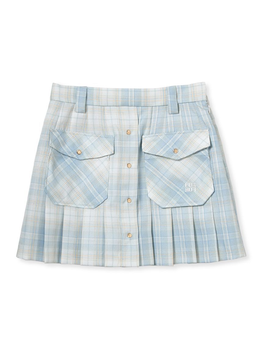 FURFUR「チェック柄プリーツミニスカート」|スカート|