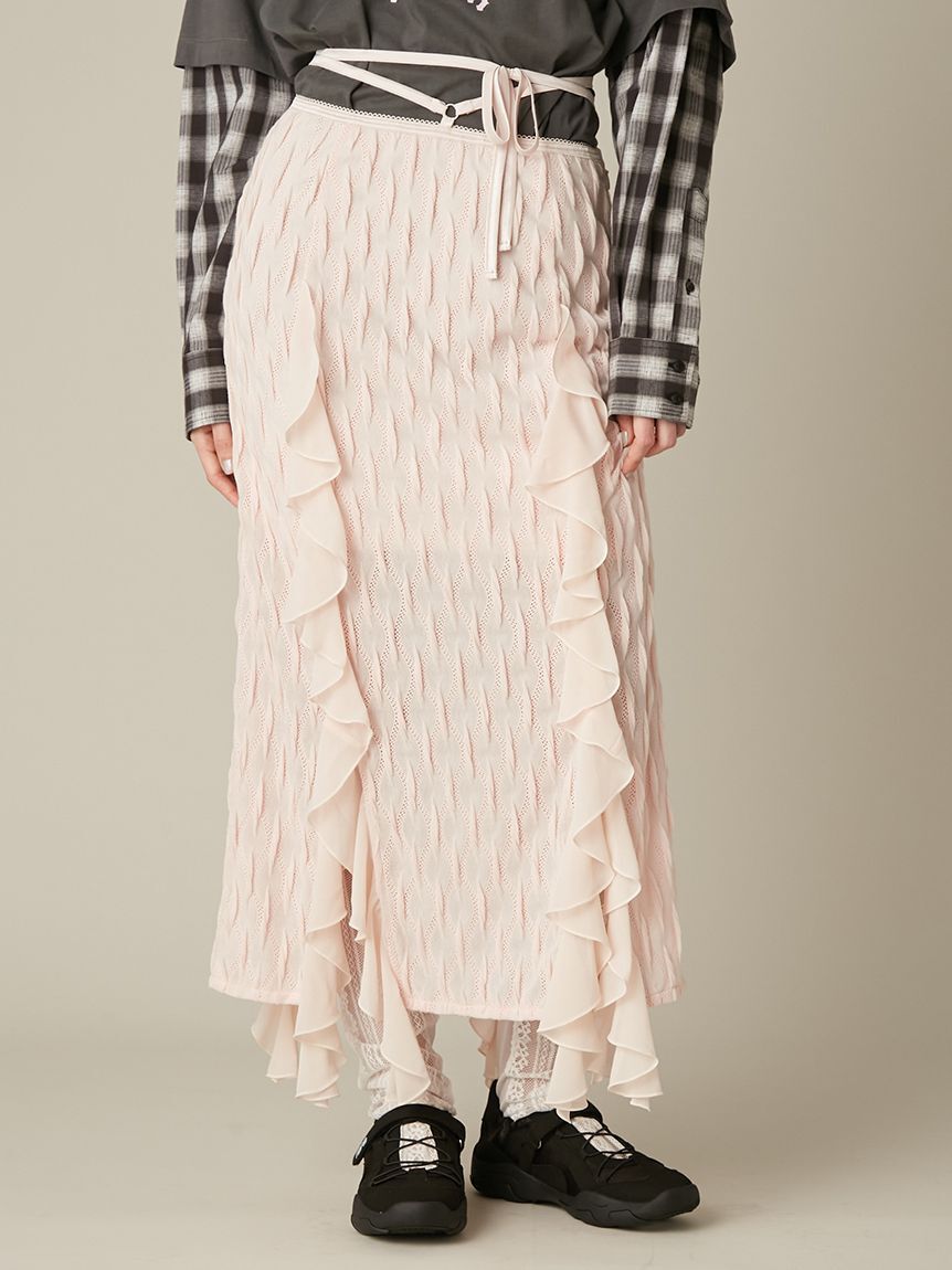 FURFUR「フリルカットスカート」|スカート|