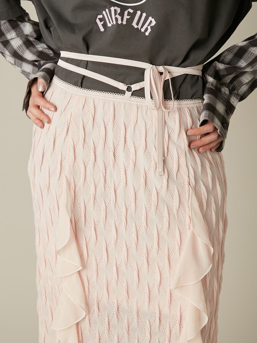 FURFUR「フリルカットスカート」|スカート|