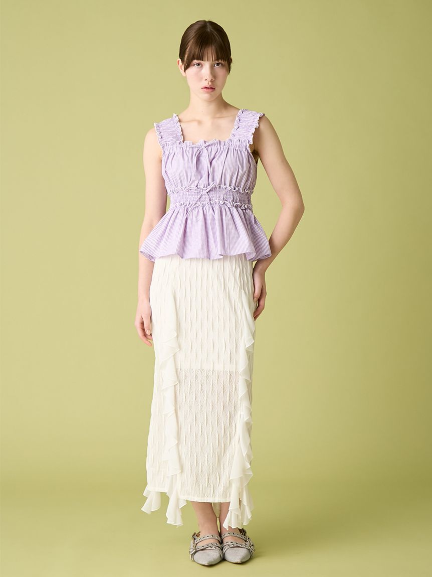 FURFUR「フリルカットスカート」|スカート|