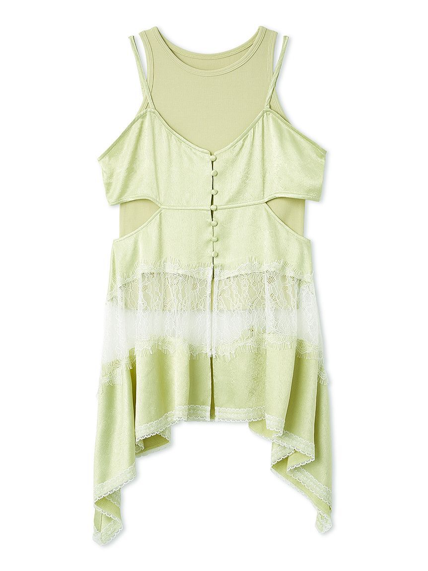 FURFUR「タンクトップセットランジェリーキャミソール」|キャミソール|