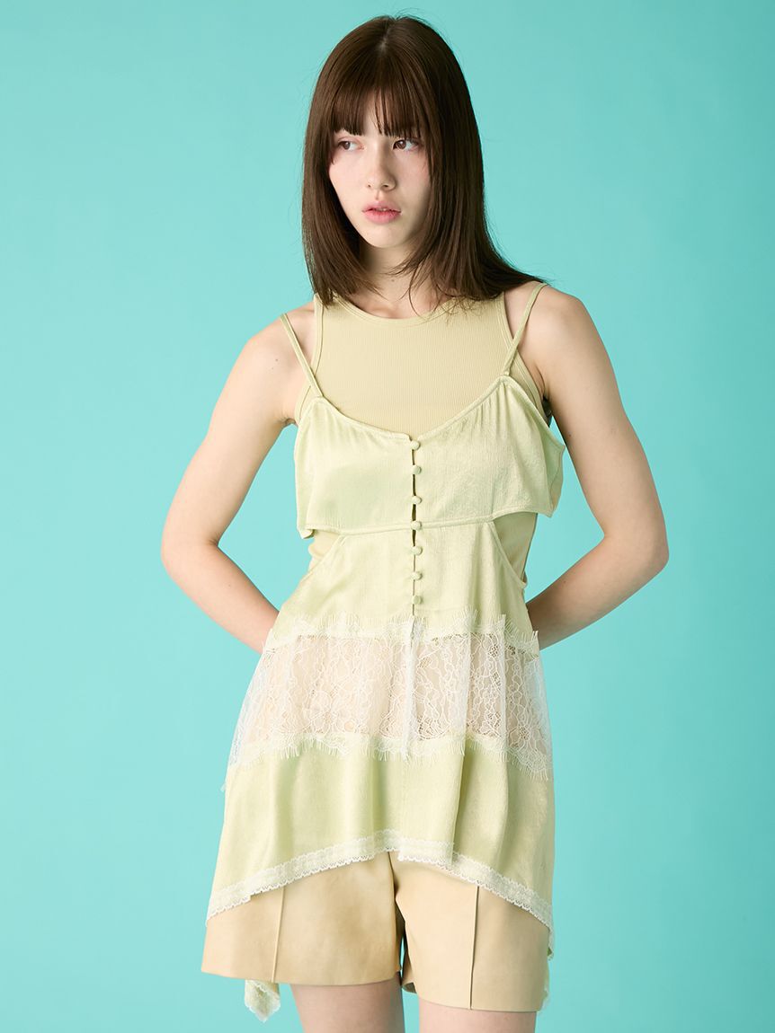 FURFUR「タンクトップセットランジェリーキャミソール」|キャミソール|MNT