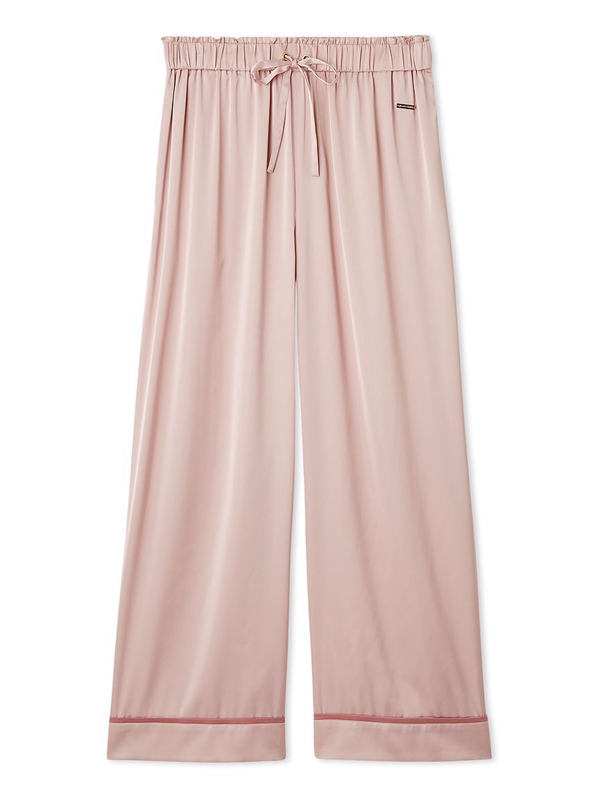 gelato pique「接触冷感サテンラインロングパンツ」|ルームウェア|