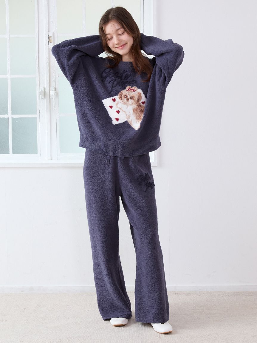 gelato pique「【ONLINE限定】シーズージャガードプルオーバー＆ベビモコロングパンツセット」|ルームウェア|