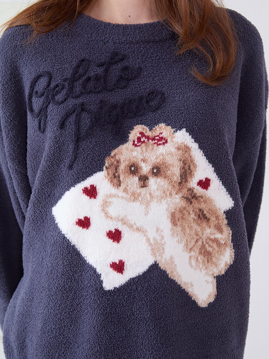 gelato pique「【ONLINE限定】シーズージャガードプルオーバー＆ベビモコロングパンツセット」|ルームウェア|