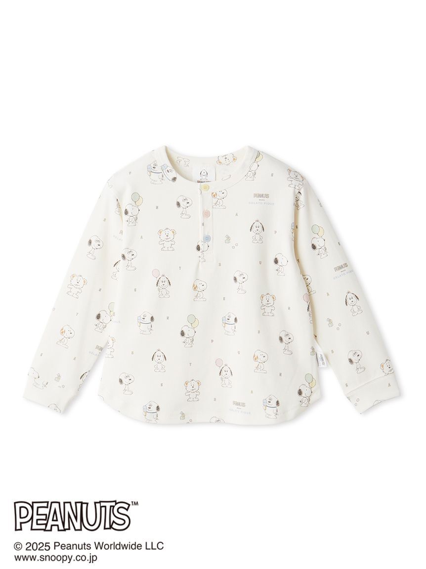 GELATO PIQUE KIDS & BABY「【PEANUTS PUPPIES】【KIDS】総柄プルオーバー」|プルオーバー|