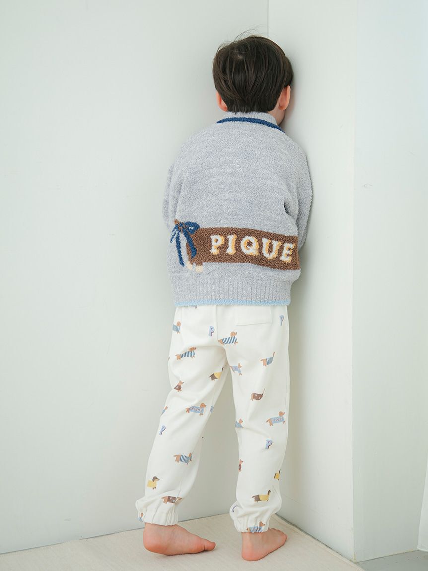 GELATO PIQUE KIDS & BABY「【KIDS】ダックスフンド柄ロングパンツ」|ルームウェア|