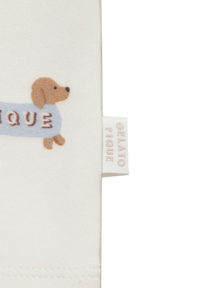 GELATO PIQUE KIDS & BABY「【KIDS】ダックスフンド柄ロンＴ」|ルームウェア|