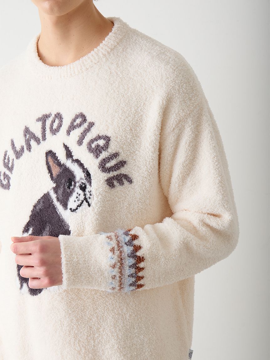 GELATO PIQUE HOMME「【HOMME】パウダーDOGジャガードプルオーバー」|プルオーバー|