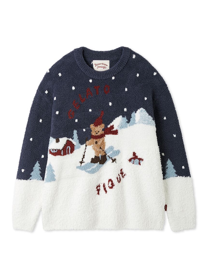 gelato pique「【HOLIDAY】スキーベアジャガードプルオーバー」|ルームウェア|