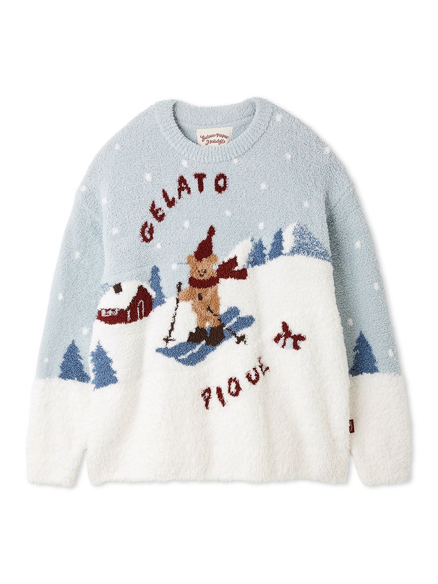 gelato pique「【HOLIDAY】スキーベアジャガードプルオーバー」|ルームウェア|