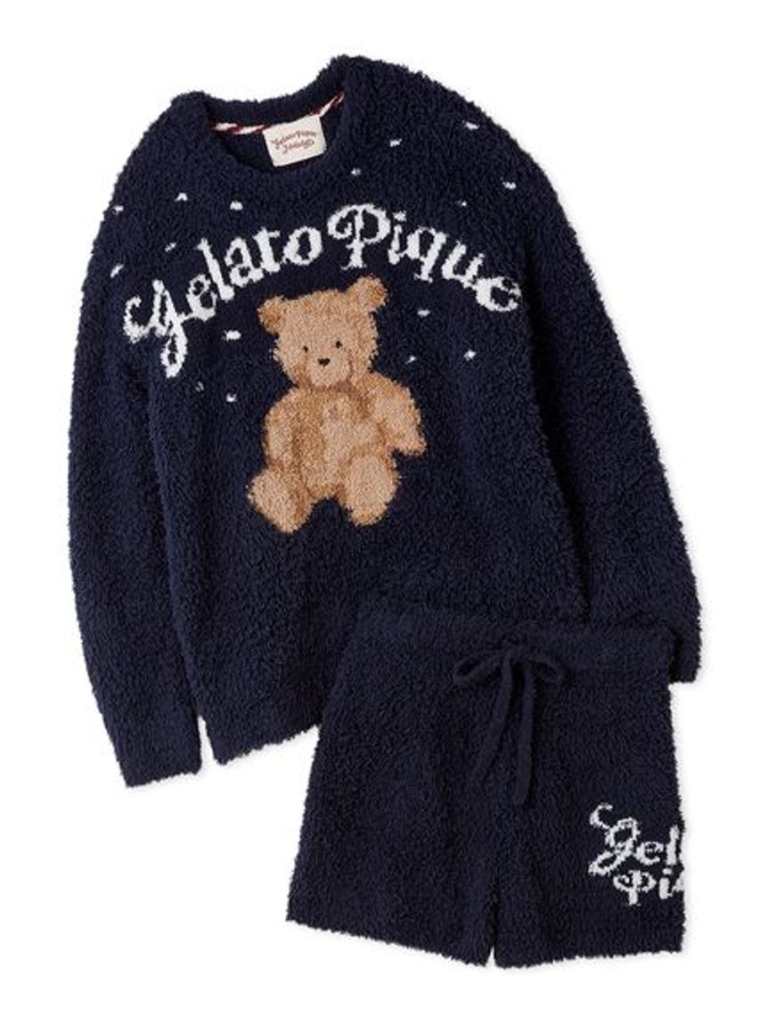 gelato pique「【ONLINE限定】【HOLIDAY】ジェラートスノーベアジャガードプルオーバー＆ショートパンツ」|ルームウェア|