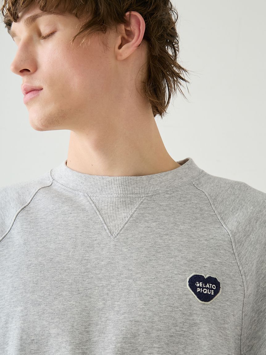 GELATO PIQUE HOMME「【HOMME】裏毛ハートロゴ刺繍プルオーバー」|プルオーバー|