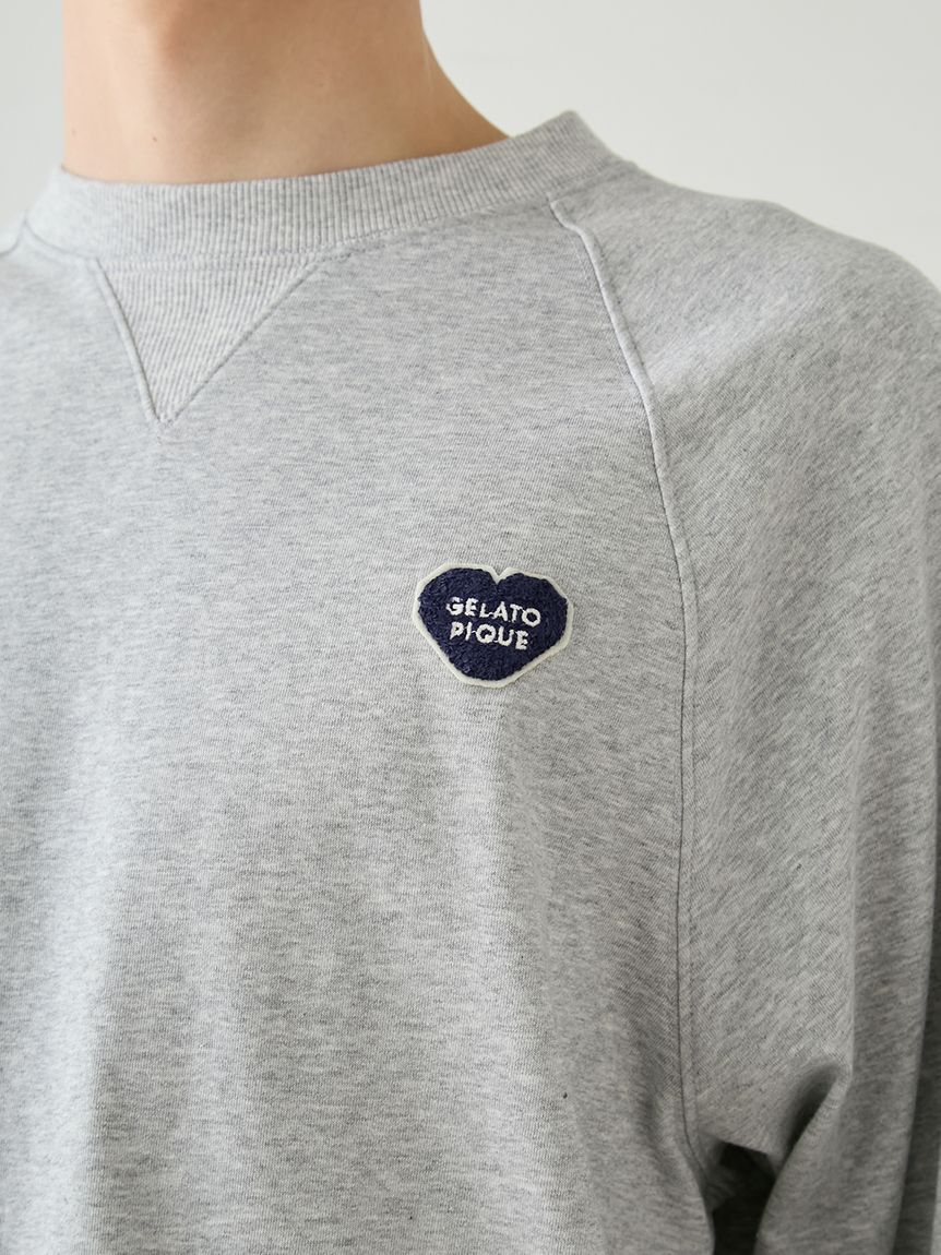 GELATO PIQUE HOMME「【HOMME】裏毛ハートロゴ刺繍プルオーバー」|プルオーバー|