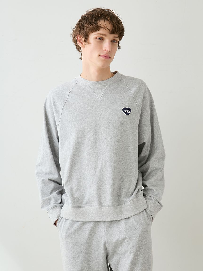 GELATO PIQUE HOMME「【HOMME】裏毛ハートロゴ刺繍プルオーバー」|プルオーバー|