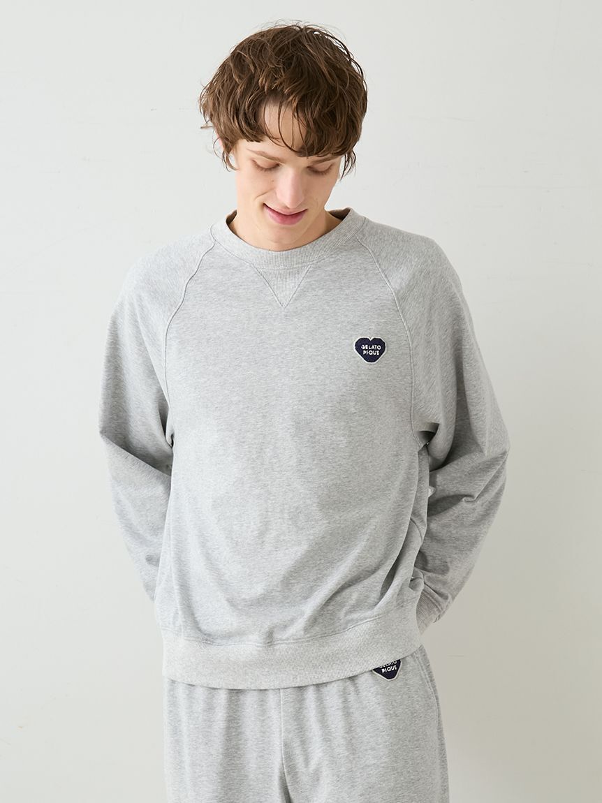 GELATO PIQUE HOMME「【HOMME】裏毛ハートロゴ刺繍プルオーバー」|プルオーバー|