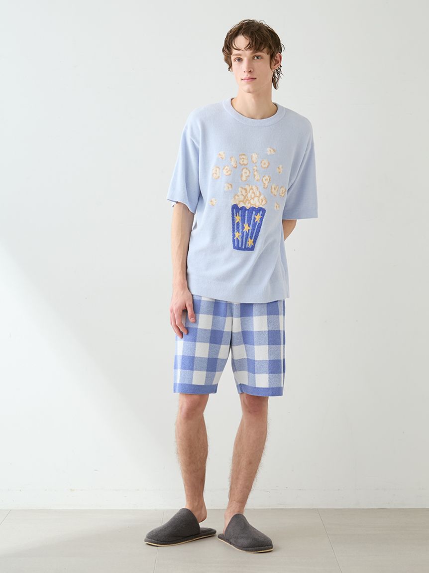 GELATO PIQUE HOMME「【HOMME】エアリーモコモチーフジャガードプルオーバー」|プルオーバー|