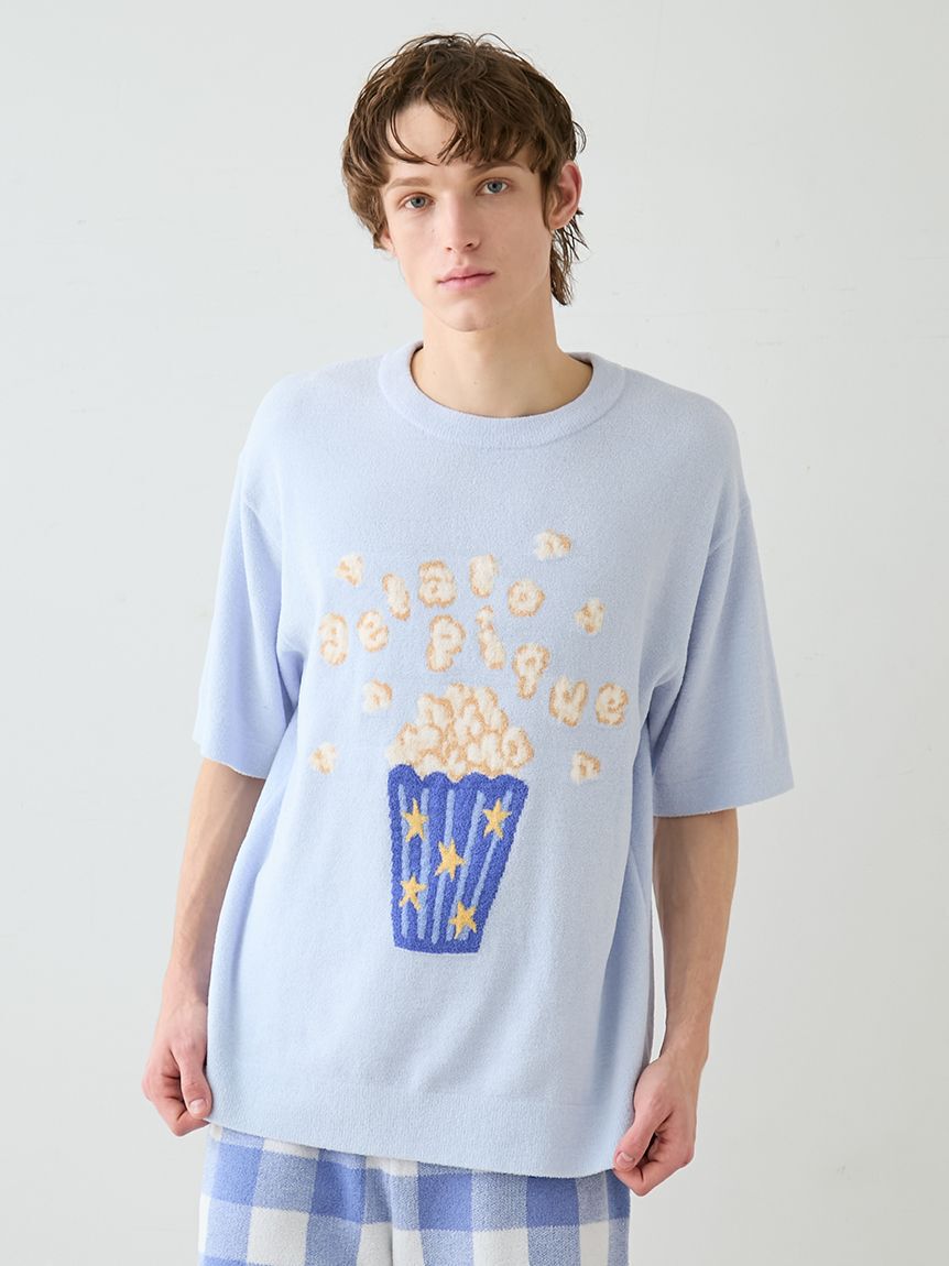 GELATO PIQUE HOMME「【HOMME】エアリーモコモチーフジャガードプルオーバー」|プルオーバー|