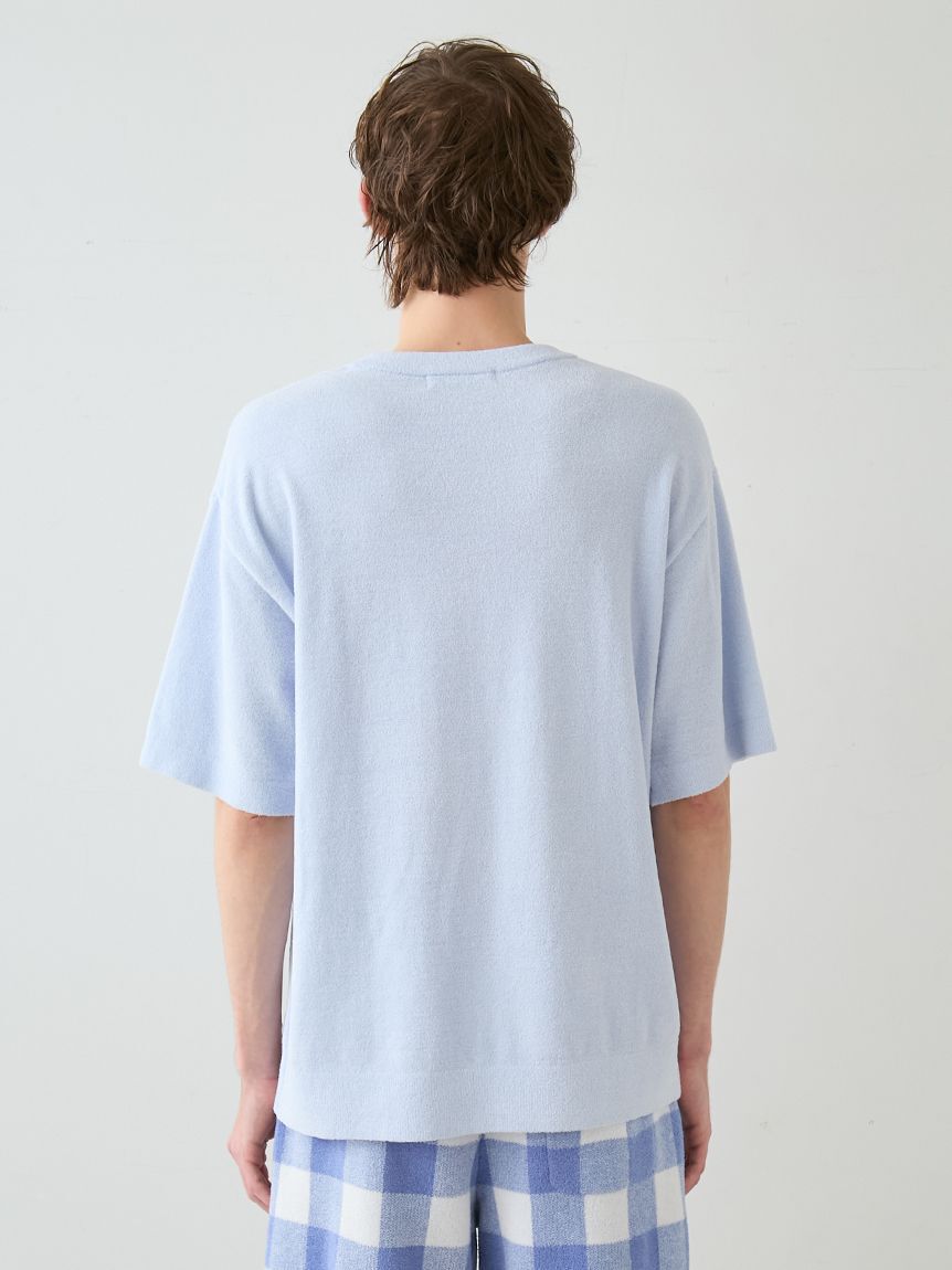 GELATO PIQUE HOMME「【HOMME】エアリーモコモチーフジャガードプルオーバー」|プルオーバー|