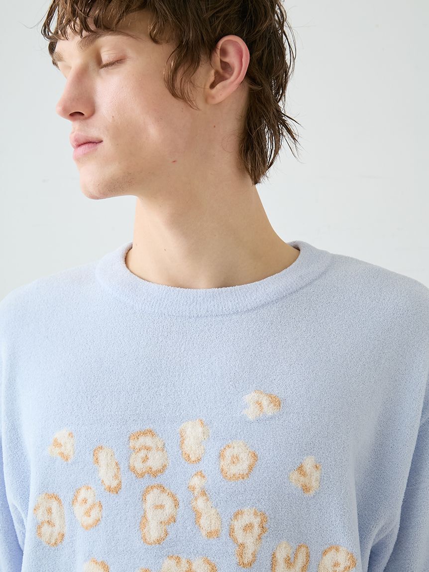 GELATO PIQUE HOMME「【HOMME】エアリーモコモチーフジャガードプルオーバー」|プルオーバー|