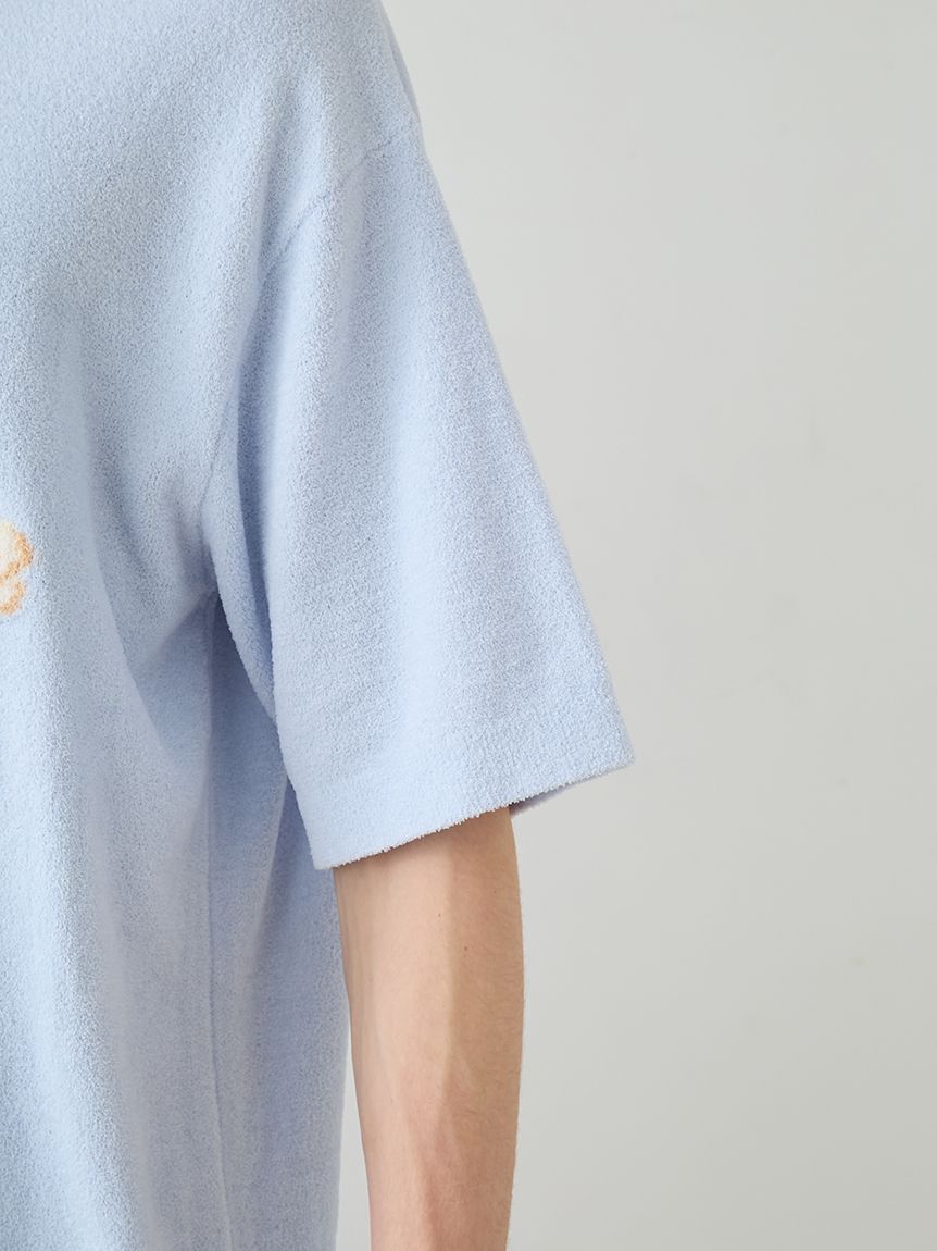 GELATO PIQUE HOMME「【HOMME】エアリーモコモチーフジャガードプルオーバー」|プルオーバー|