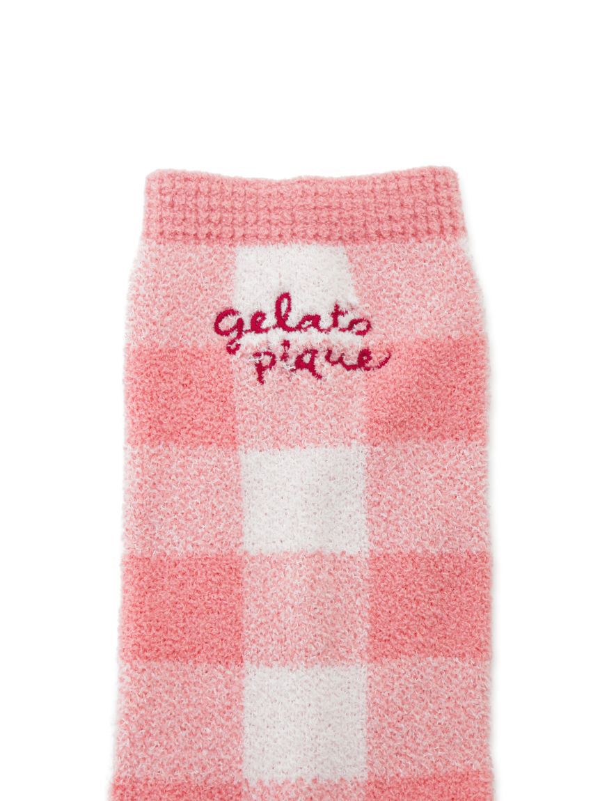 gelato pique「エアリーモコギンガムチェック柄ソックス」|その他|