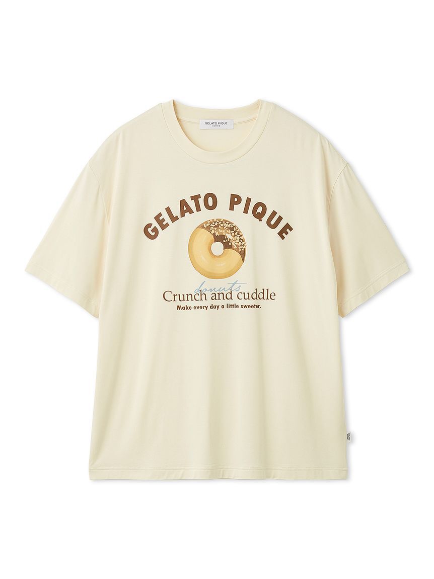 GELATO PIQUE HOMME「【HOMME】ドーナツワンポイントプリントTシャツ」|ルームウェア|CRM
