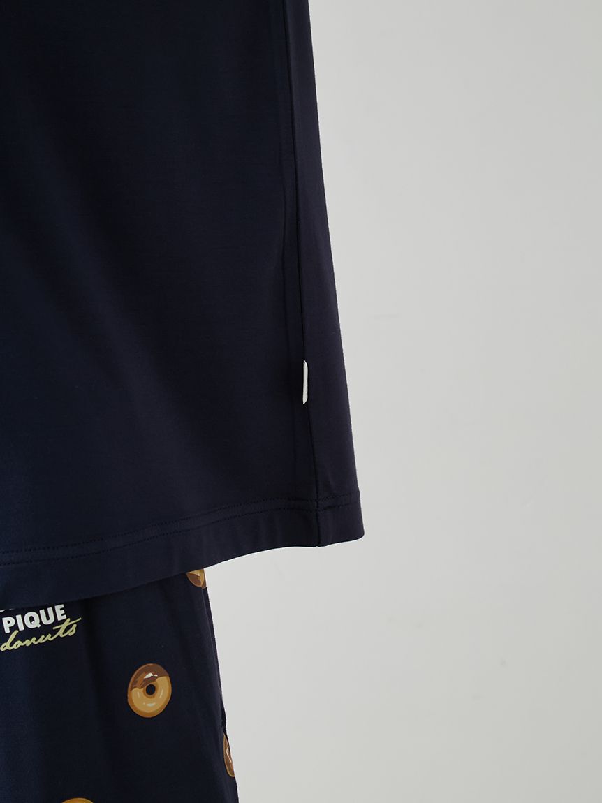 GELATO PIQUE HOMME「【HOMME】ドーナツワンポイントプリントTシャツ」|ルームウェア|
