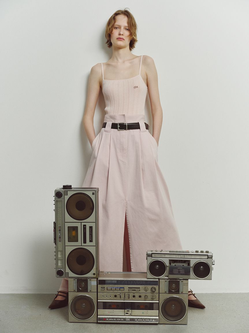 SNIDEL「チノワイドスカート」|スカート|