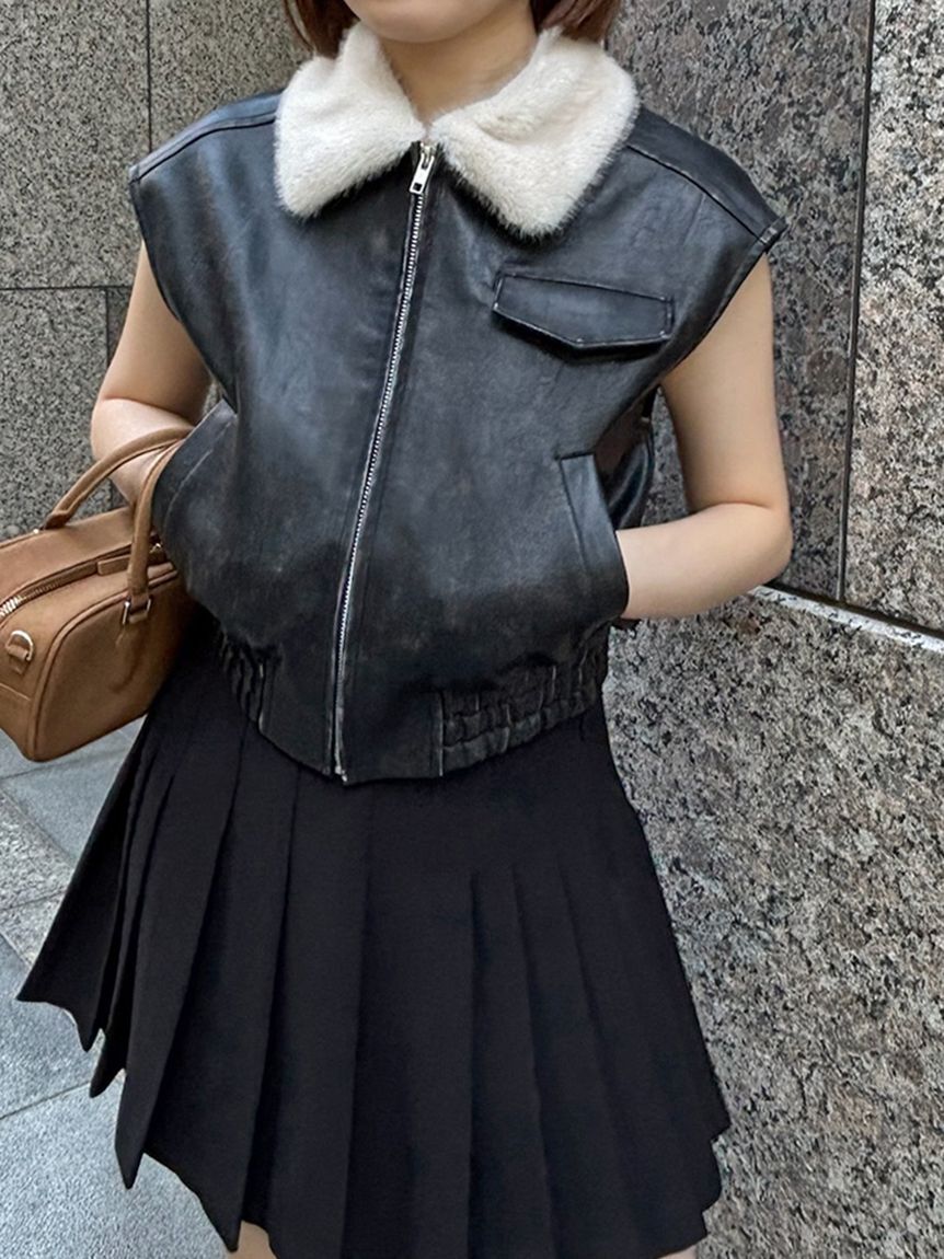 SNIDEL「バリエジレブルゾン」|ダウンベスト・ベスト|