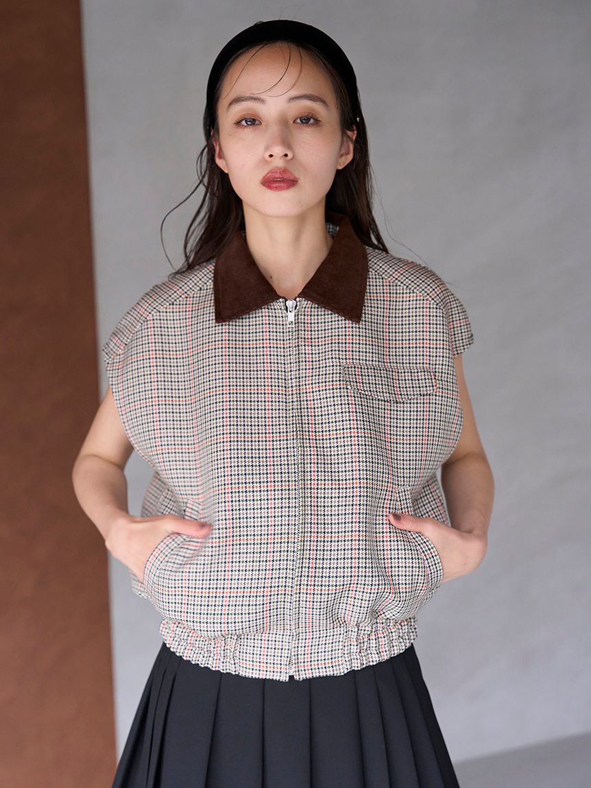 SNIDEL「バリエジレブルゾン」|ダウンベスト・ベスト|