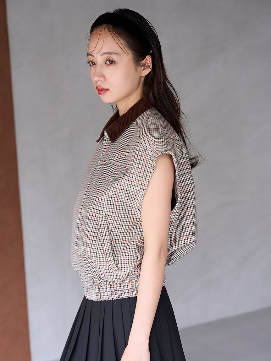 SNIDEL「バリエジレブルゾン」|ダウンベスト・ベスト|