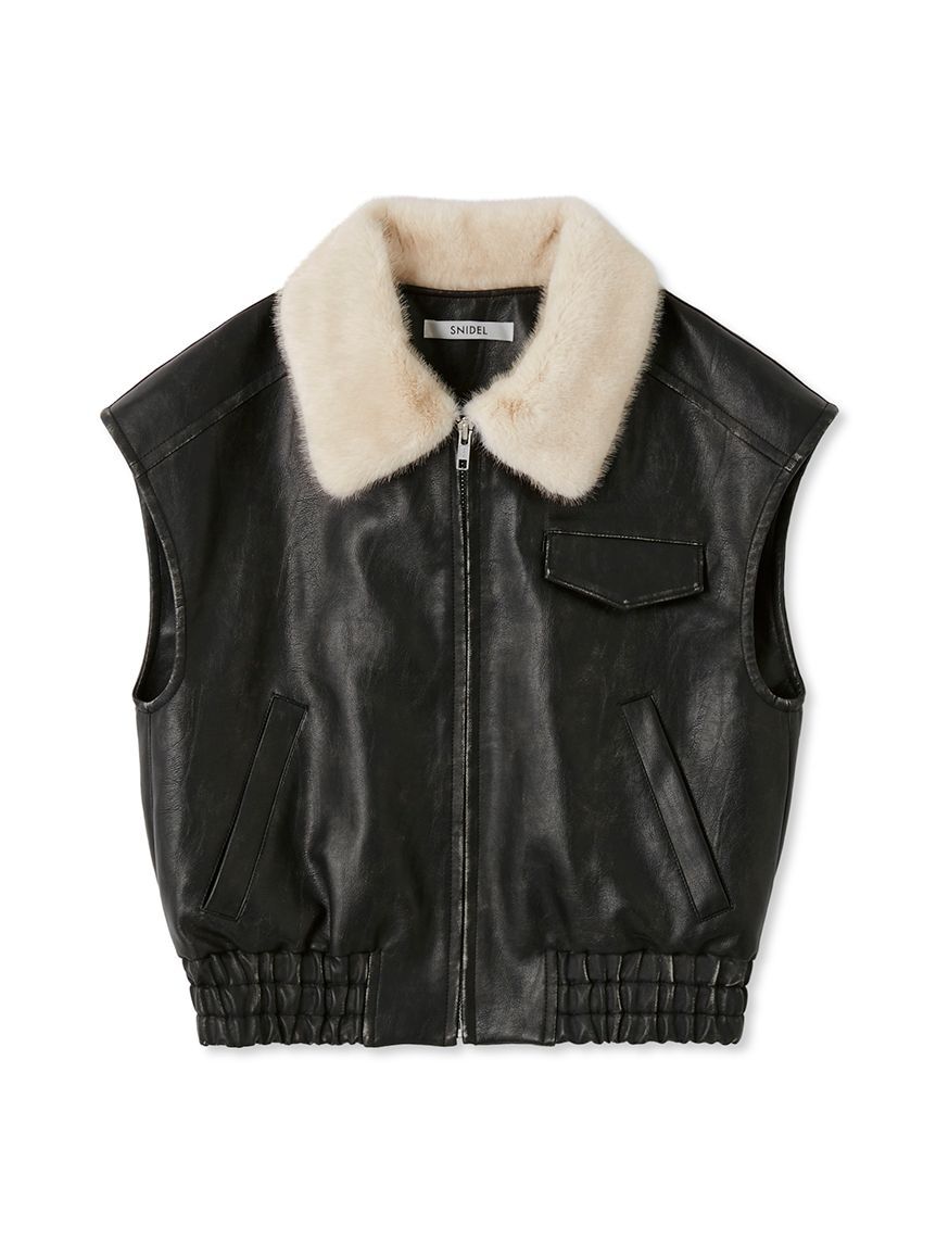 SNIDEL「バリエジレブルゾン」|ダウンベスト・ベスト|