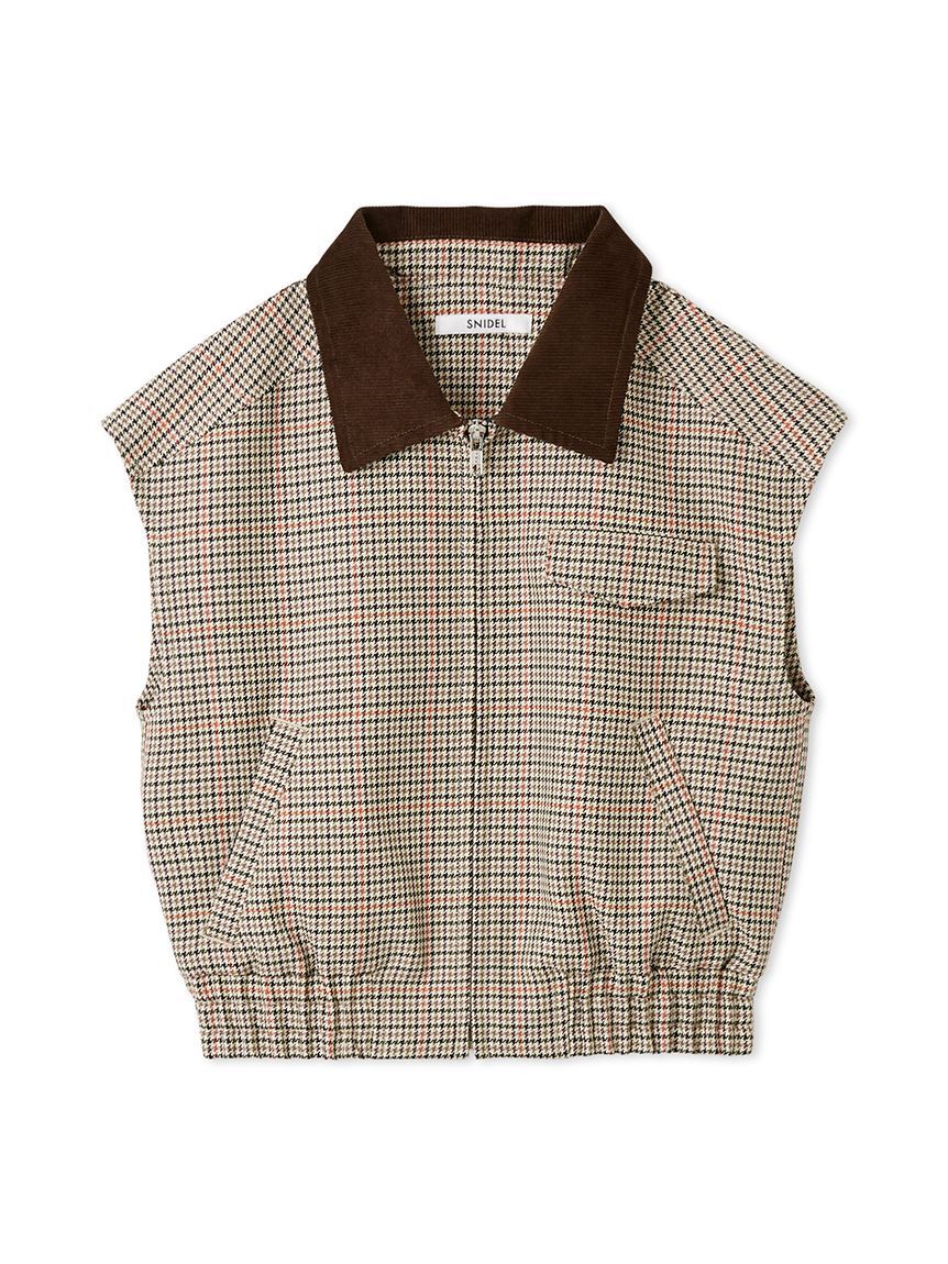 SNIDEL「バリエジレブルゾン」|ダウンベスト・ベスト|